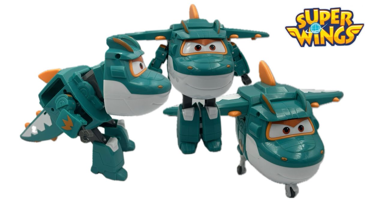 Tino | Super Wings Transformable Toy | 3 Transformations! (티노) 출동! 슈퍼윙스