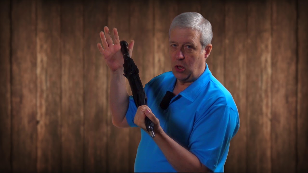 Security umbrella DVD 03: How to hold the umbrella