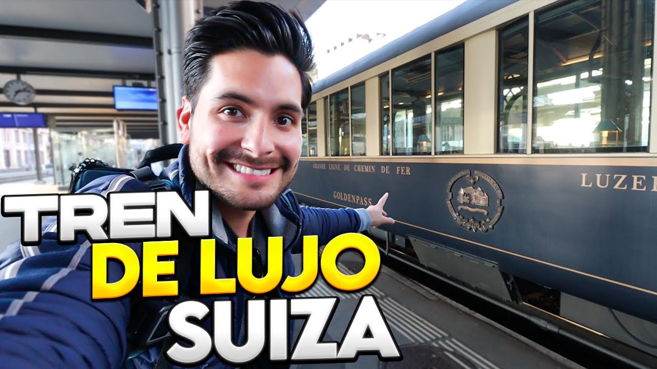 Así es VIAJAR en TREN por SUIZA | NO LO VAS A CREER - Gabriel Herrera