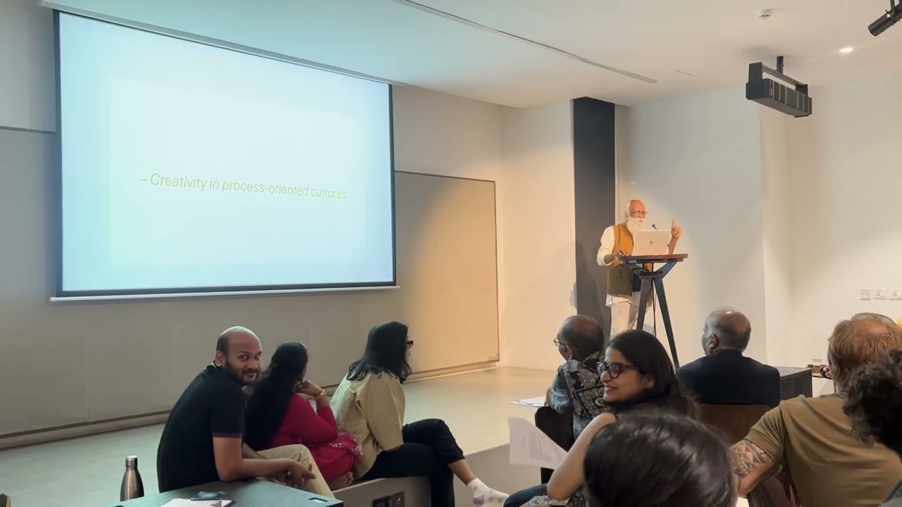 Indian Creativity Consortium Bangalore Speech by Jinan
