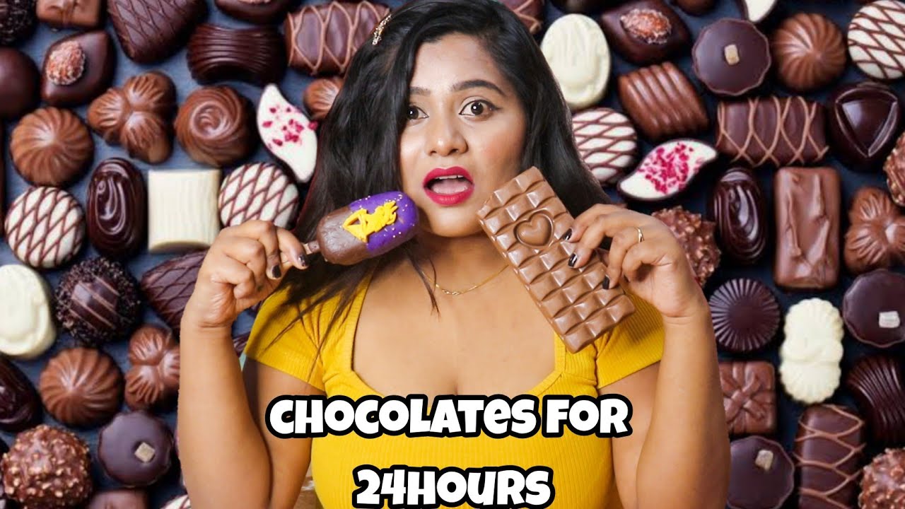 I only Ate CHOCOLATE for 24 HOURS!! RIA