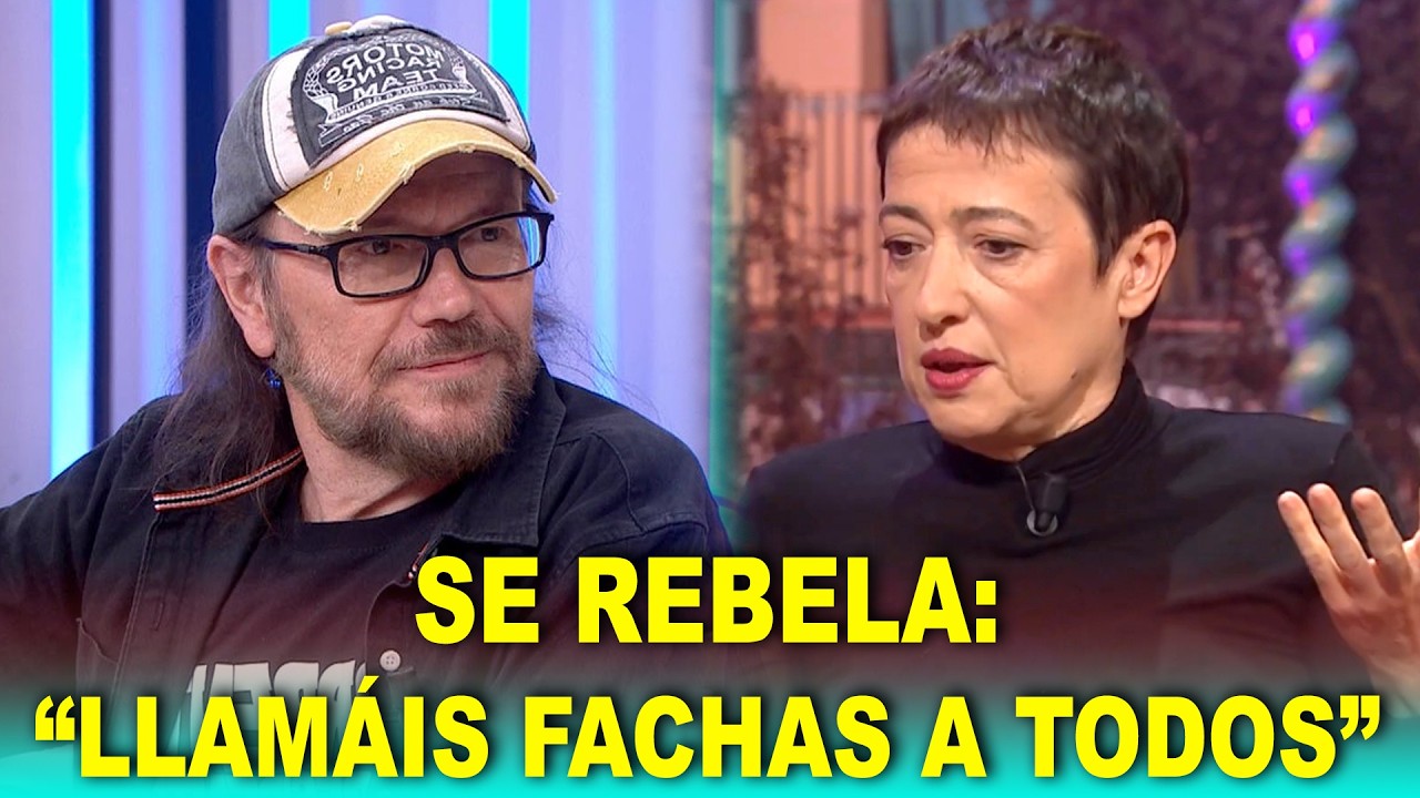 Santiago Segura PLANTA CARA a la presentadora progre Mar&iacute;a Guerra: 