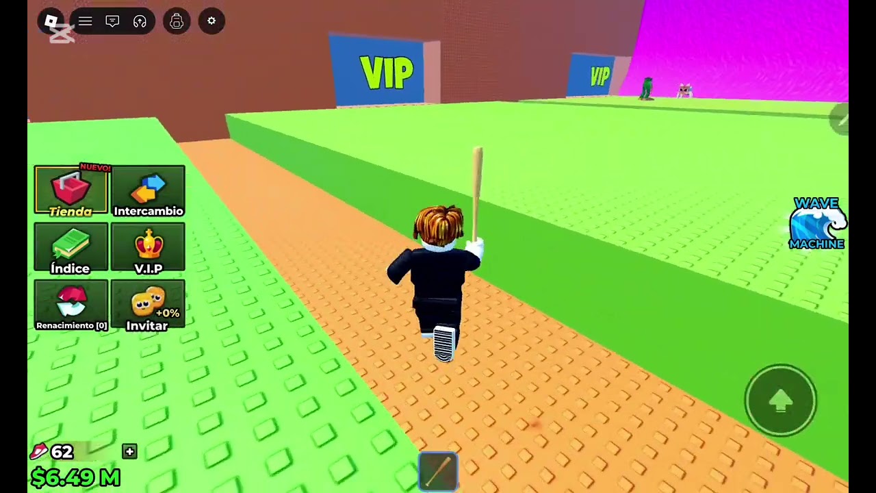 Jugando roblox. Me salió feo el vídeo 😅😅😅
