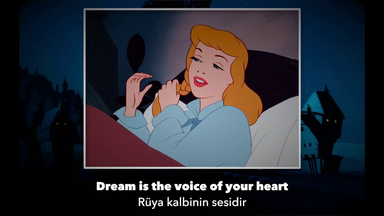 Cinderella - A Dream Is A Wish Your Heart Makes - Turkish (Subs + Trans)