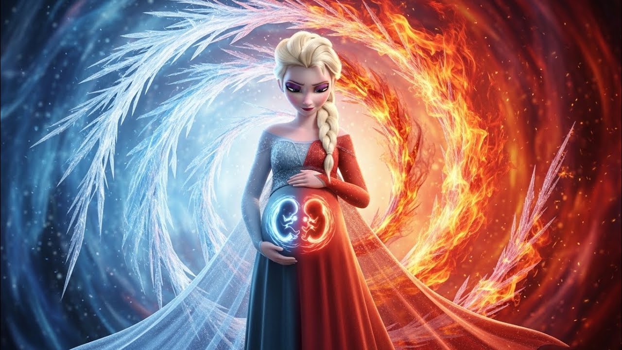 🤍🔥 Fire vs Ice Before Birth | Elsa’s Most Painful Night ❄️💔