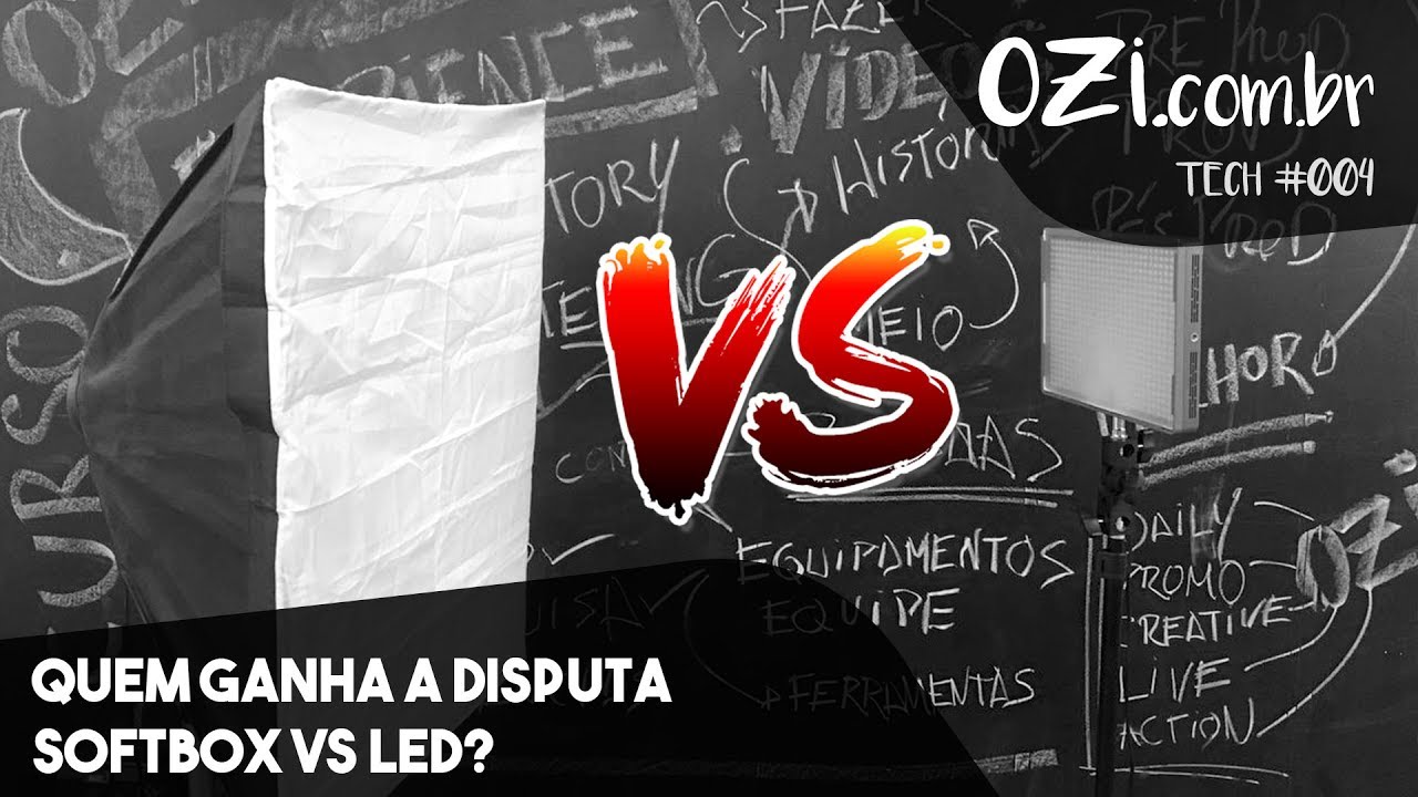 🔴 SOFTBOX VS LED, QUEM GANHA A DISPUTA? - OZI TECH #004