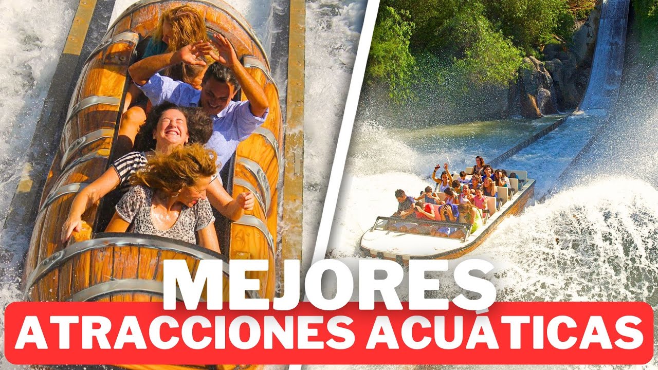 🔴 TOP 15 MEJORES ATRACCIONES ACUÁTICAS DE ESPAÑA