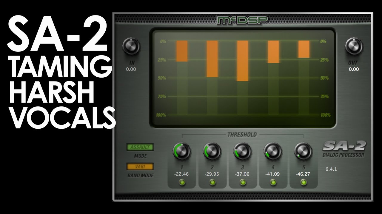 Using the SA-2 Dialog Processor to Tame Harsh Vocals