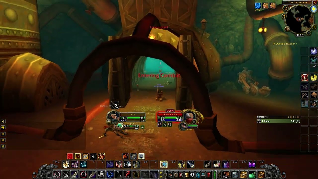 25 lvl Hunter Solo Deadmines SOD (use wind serpent after nerfs)