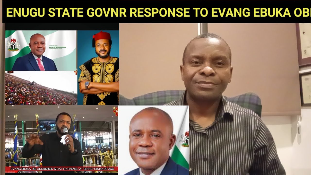 Enugu Gov., Dr. Peter Mbah response to Evang Ebuka Obi concerned crusade's ground backlash 