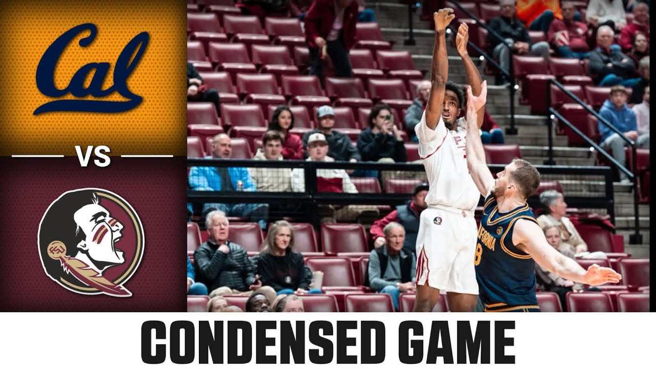 Cal vs. Florida State Condensed Game | 2025-26 ACC Men's Basketball