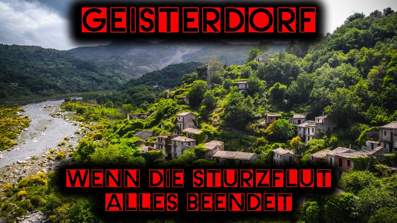 Flutwelle spült Teile des Dorfes weg I Das Geisterdorf in den Hügeln I Lost Places Sizilien
