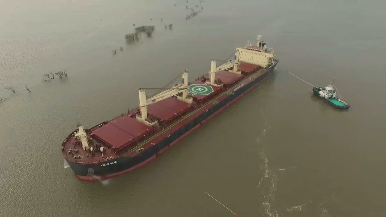 Salvage in Parana River, Argentina - T&T Salvage LLC / Clean Sea SA