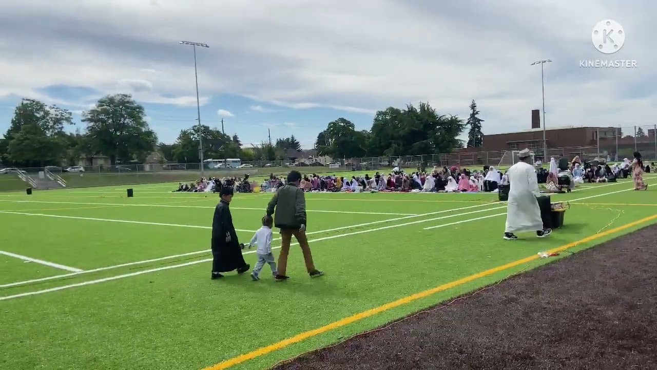 Cham Community at park Seattle. Eid Mubarak