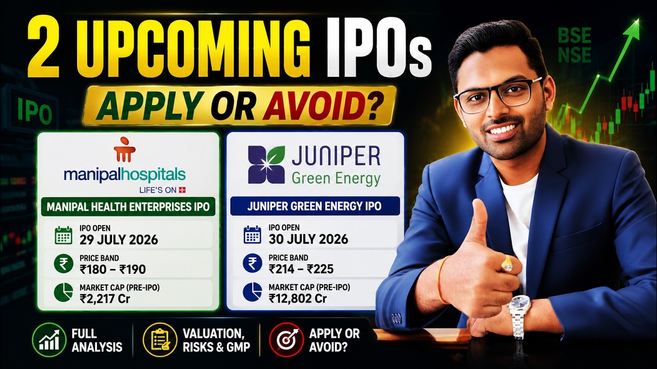 Manipal Health IPO vs Juniper Green Energy IPO | Apply or Avoid? Complete Analysis