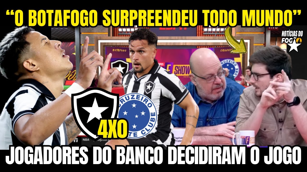 MÍDIA PAULISTA QUE FEZ POUCO CASO DO BOTAFOGO ESTÁ OLHANDO O TIME COM OUTROS OLHOS! FOGÃO VEM FORTE!