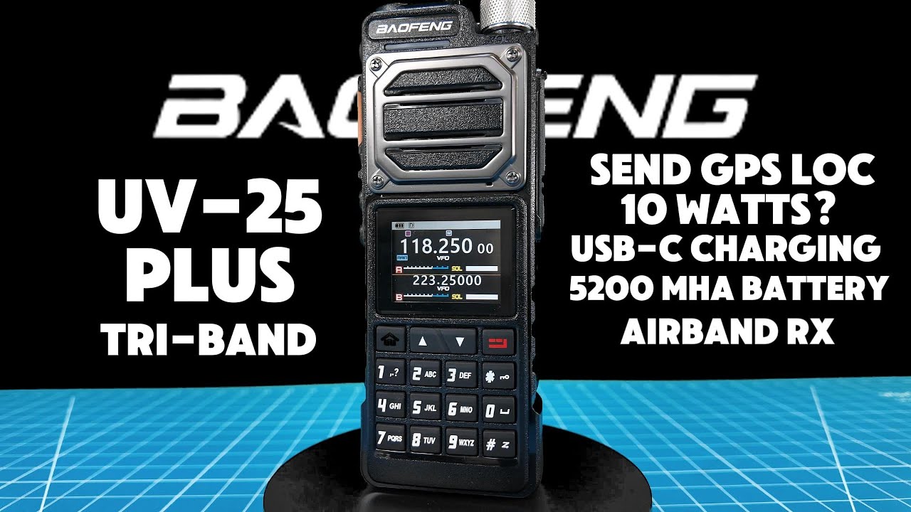 Baofeng uv25 Plus - GPS loc sending 10Watts?