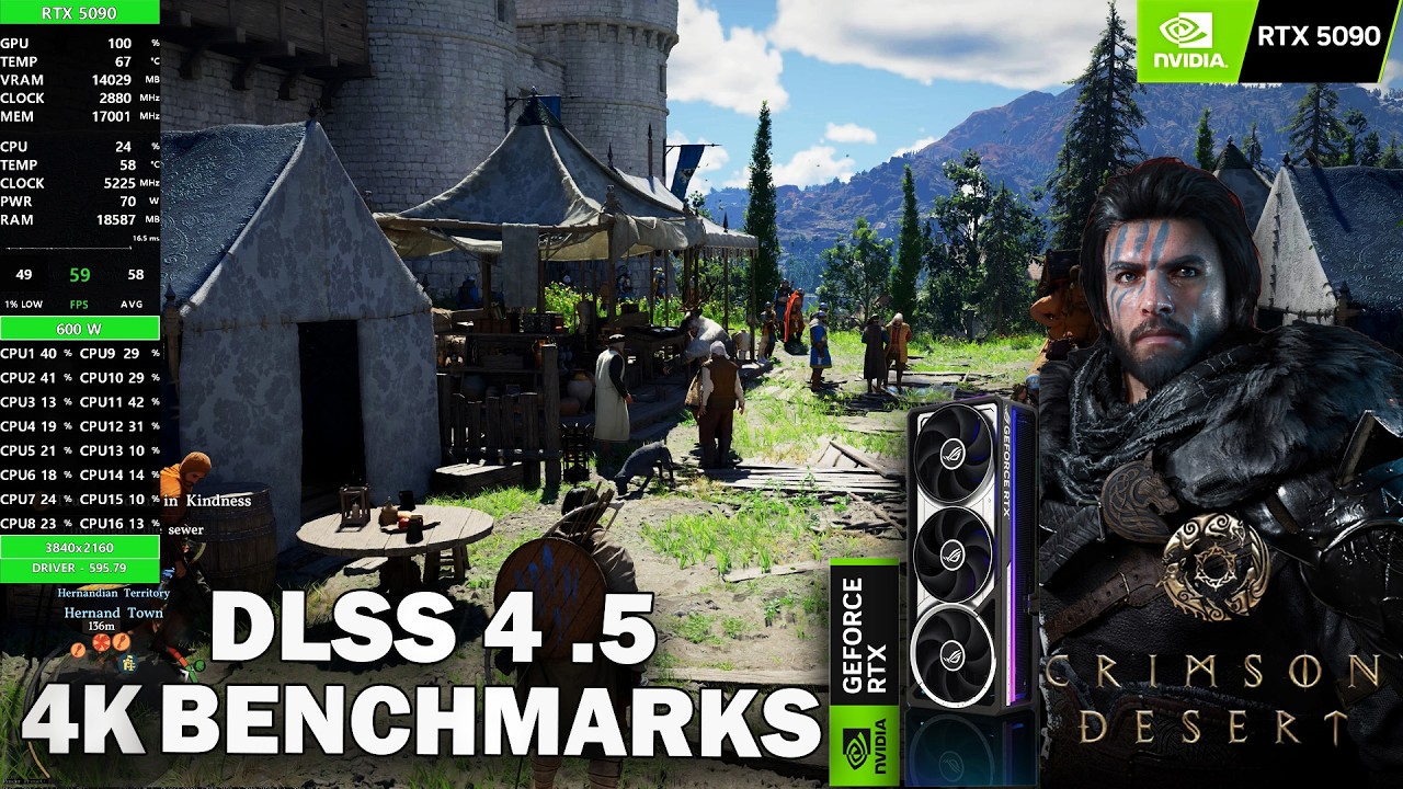Crimson Desert on RTX 5090 &ndash; DLAA vs DLSS + Ray Reconstruction Problem