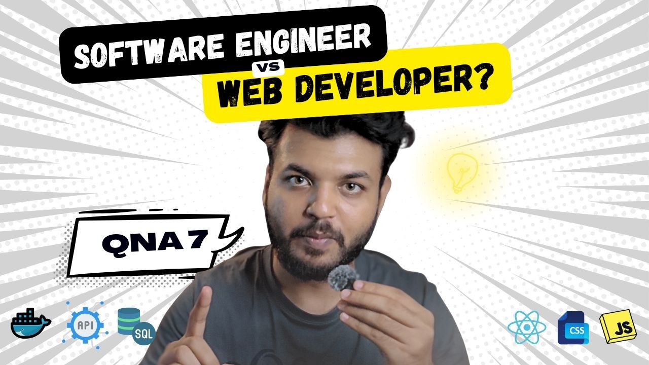 Software Engineer vs Web Developer (the differences)