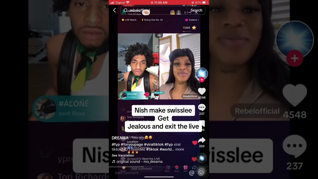 Swiss lee & Rebel toxic relationship 🔥