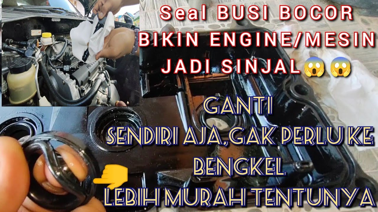 TUTORIAL GANTI SEAL BUSI XTRAIL T30,GANTI SENDIRI AJA MUDAH KOK 👍👍