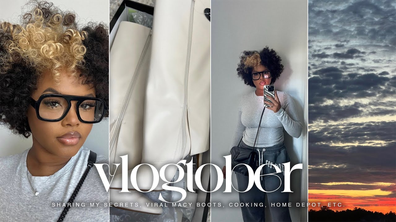 VLOGTOBER 27 🍂: Sharing My Secret.. , Cooking, Viral Macy Boots, Adulting, Cozy Games, etc.