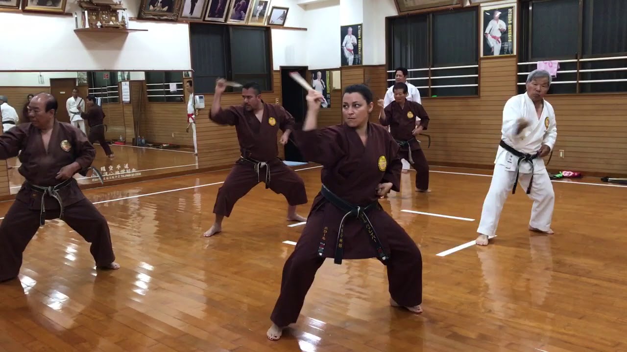 Kyoshi Oscar Rivas Kama Dai Ni (Nakaima No Kama). Shorin-Ryu Shorinkan.