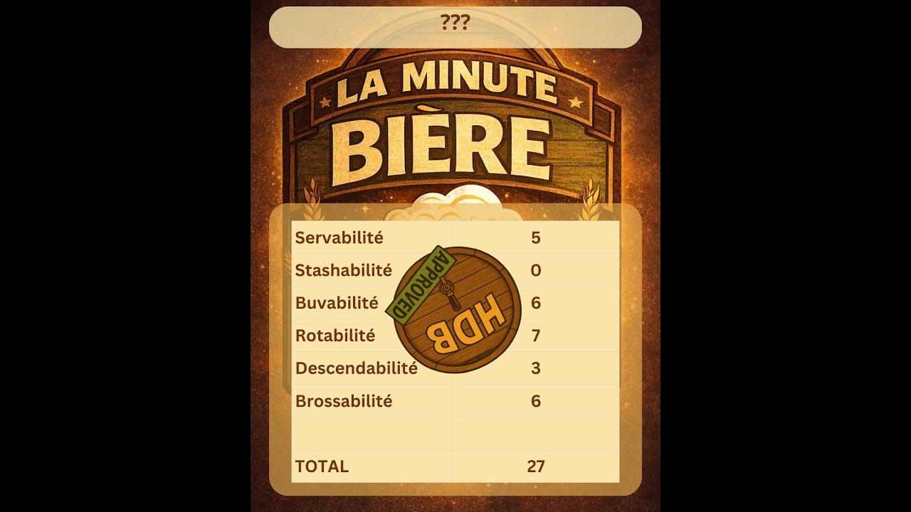La Minute Bière - À l'aveugle ???