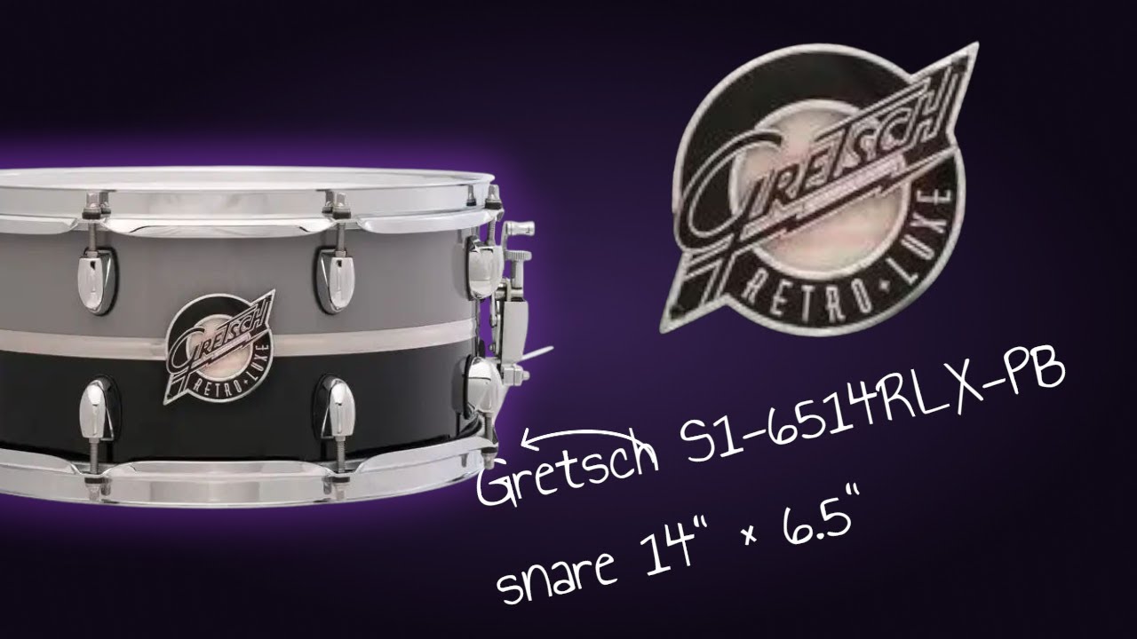 Gretsch - Retro design - Retro Luxe snare 14 × 6 5