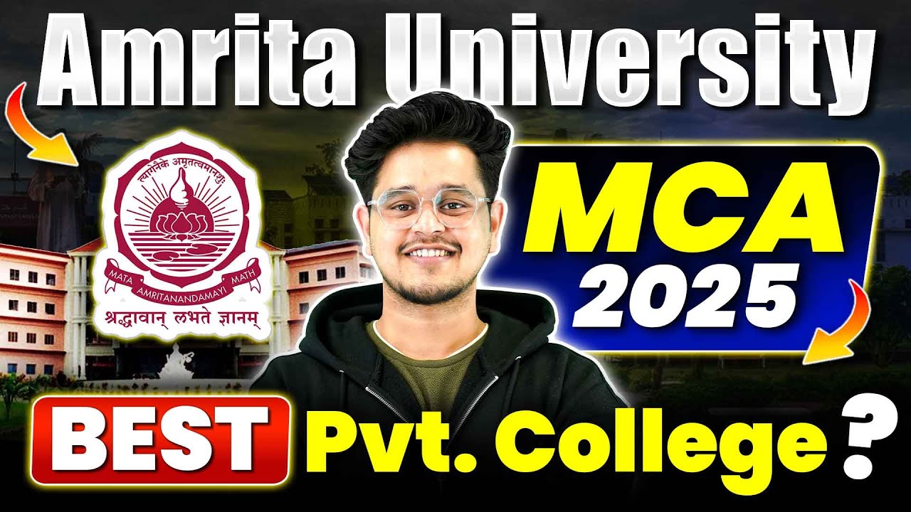 💥Amrita University MCA Admissions 2025🤩MCA Application Started! #mca #amritauniversity #mcacourse