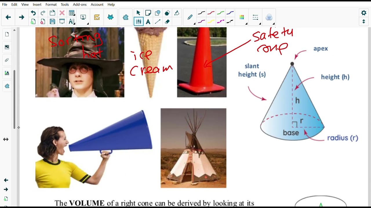 Measurement Lesson 5a Introduction to Surface Area and Volume of Pyramids & Cones