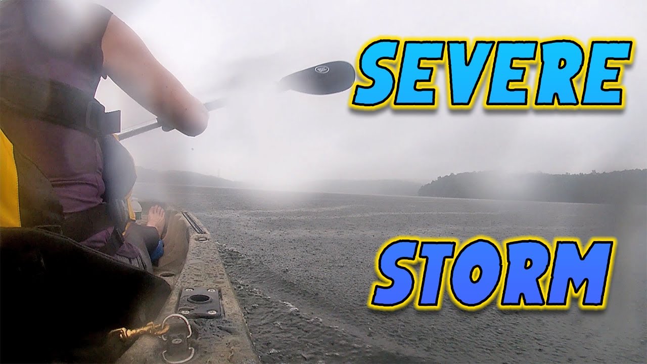 Kayaking In Stormy Weather at Splitrock NJ