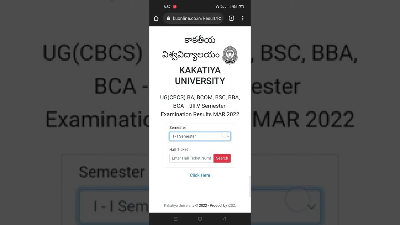 KU 1&3 sem results declared|Kakatiya University #kakatiyauniversity #kuexam