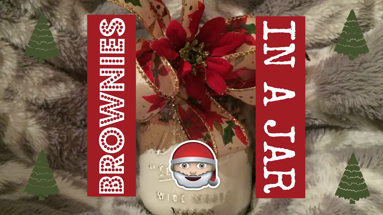 DIY Brownies in a Jar