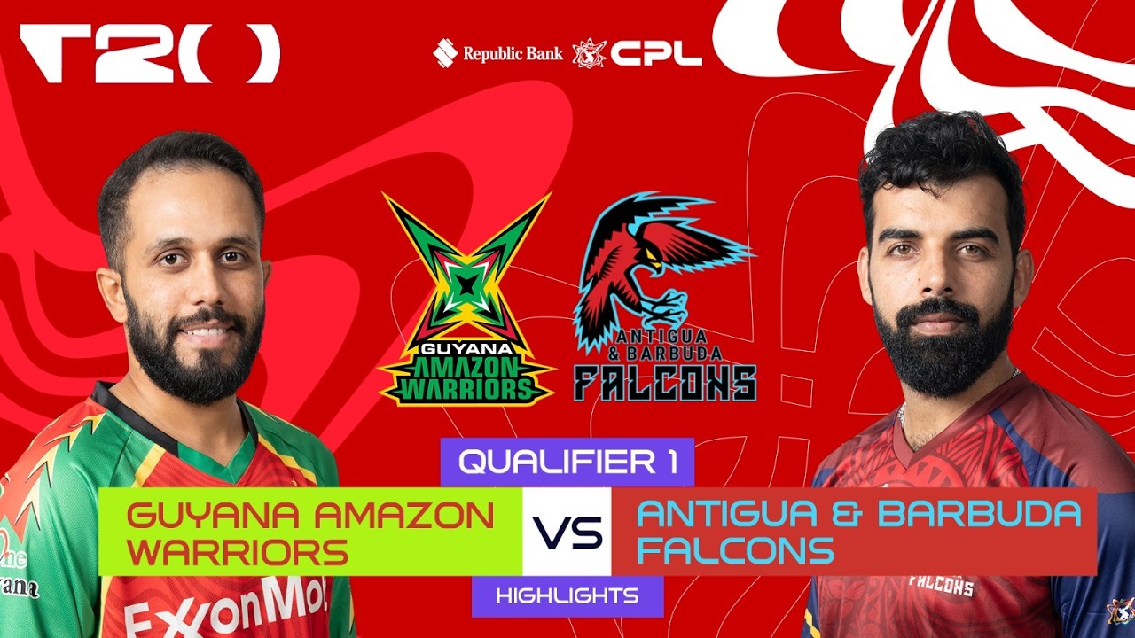 Highlights | QUALIFIER 1 | Guyana Amazon Warriors vs Antigua & Barbuda Falcons | CPL 2026
