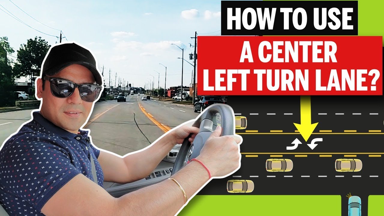 Using the CENTRE LEFT TURN LANE || PRO DRIVING TIPS || Watch MORE TIPS on this CHANNEL