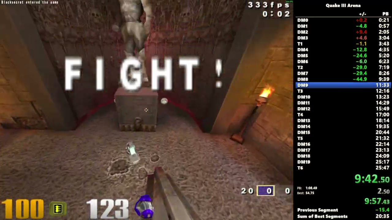 Quake III Arena Speedrun in 24:42