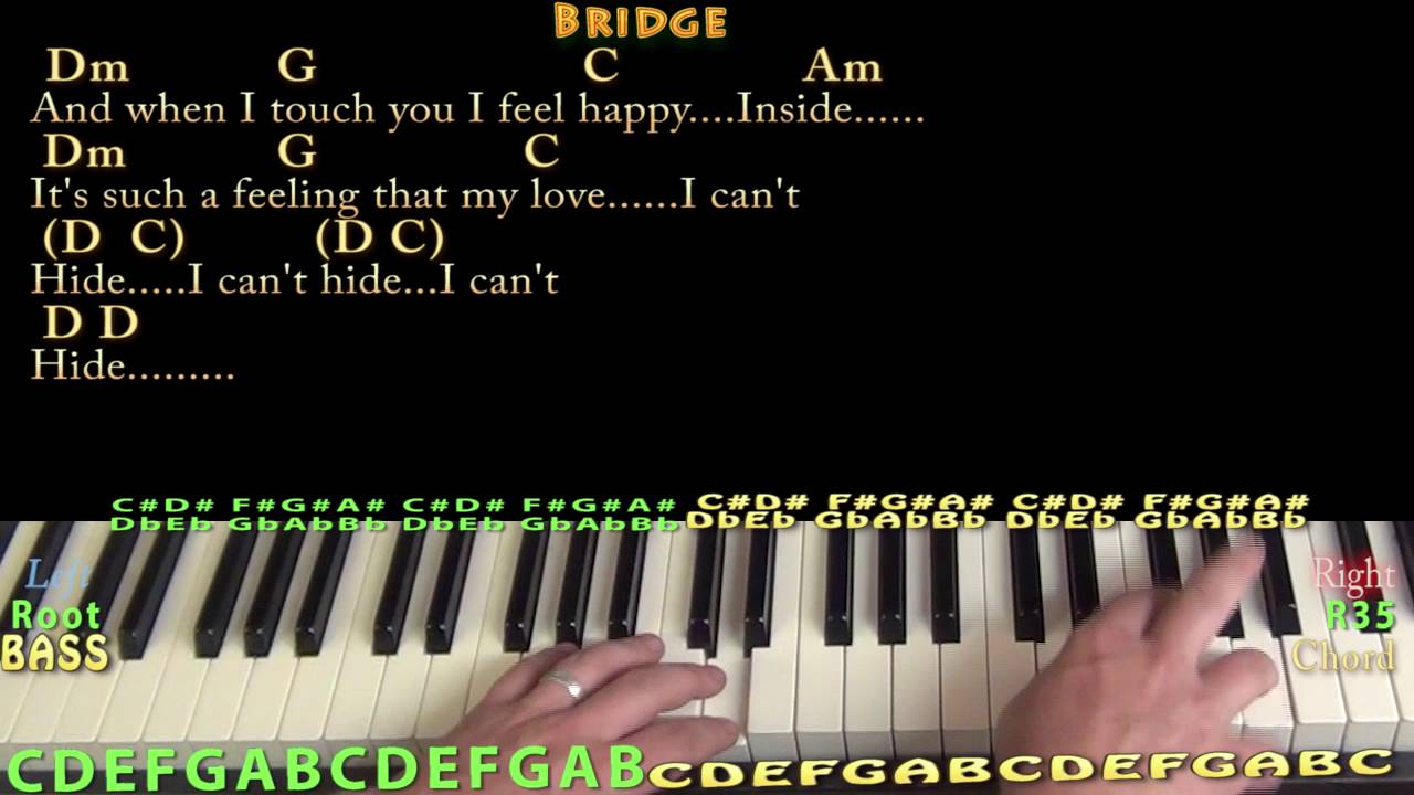 I Want to Hold Your Hand (Beatles) Piano Cover Lesson with Chords/Lyrics