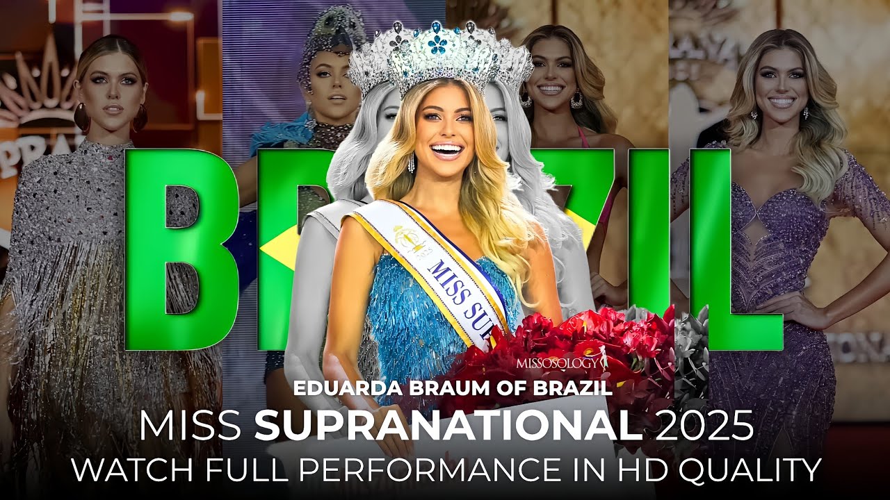 Miss Supranational 2025 Brazil Full performance in HD quality Eduarda Braum! #misssupranational2025