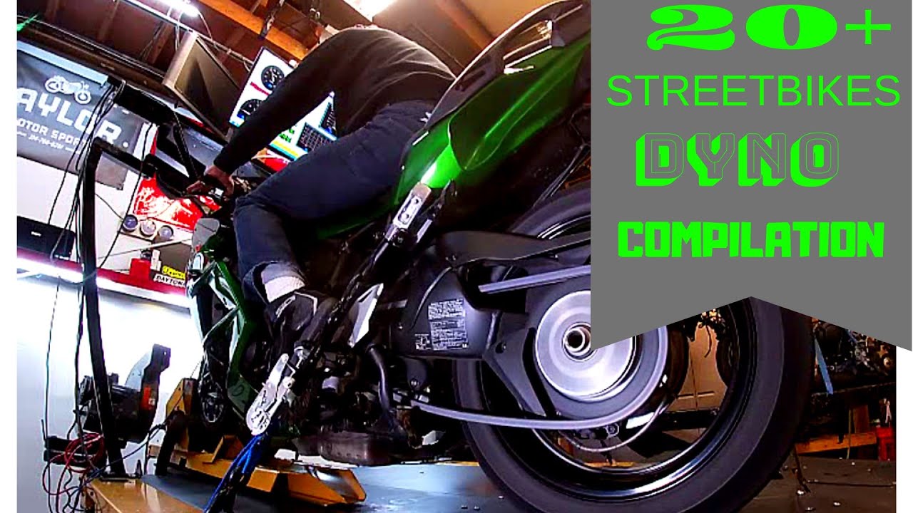 20+ STREETBIKES DYNO COMPILATION          BONUS FOOTAGE OF TURBO GSXR