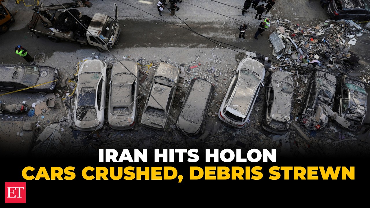 Shocking scenes in Holon as Iran cluster strike hits near Tel Aviv