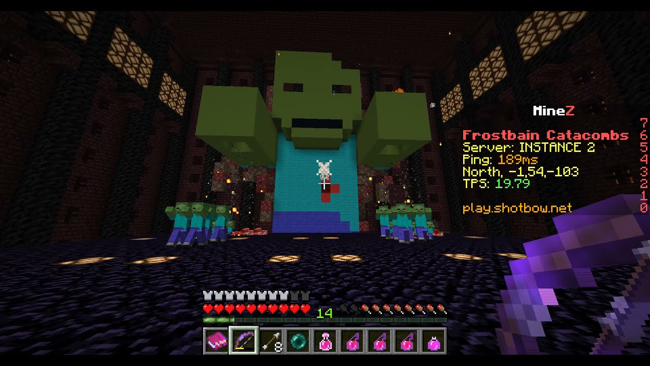 -MineZ-  Frostbain Catacombs WORLD RECORD SPEED RUN    3:55 Mins :--)