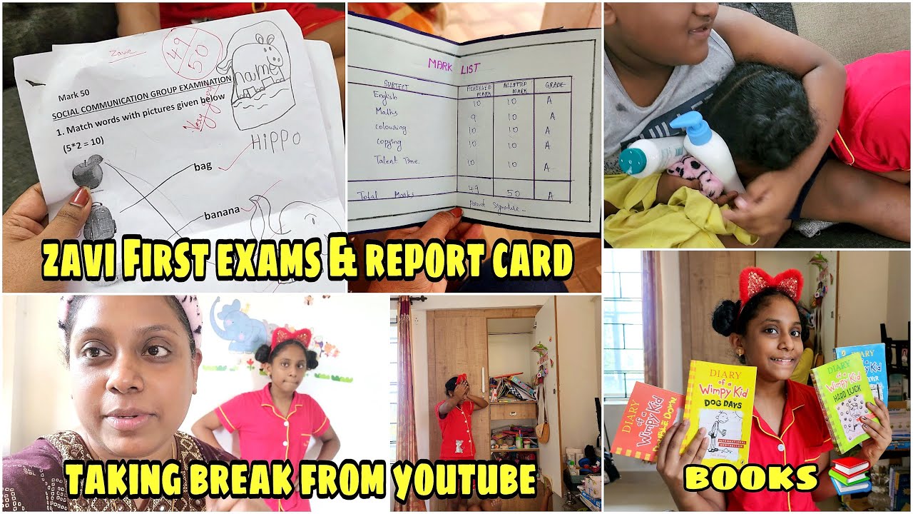 WHY NO VLOGS?? /Health Update 😔 Zavi Exam Papers & Report Card 😊Star Book Coolection 📚Messy Cabinet