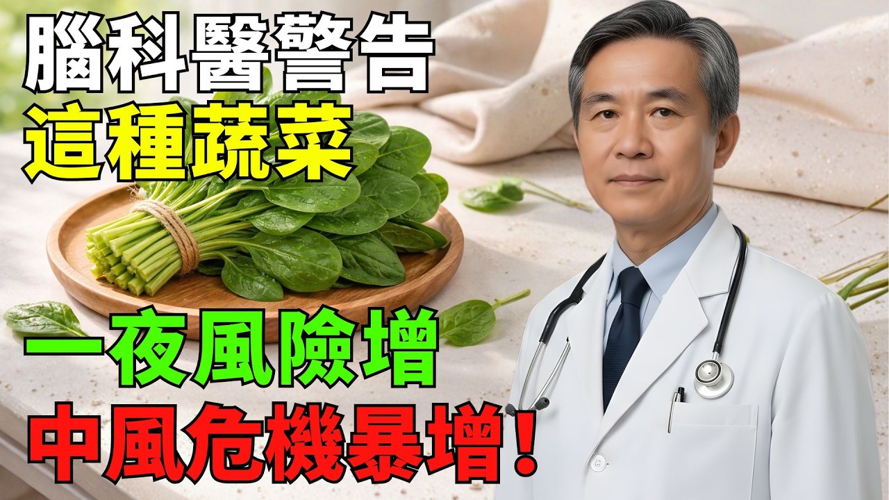 這種蔬菜讓你在一夜之間中風風險大增，醫師教你該如何避免這個危險
