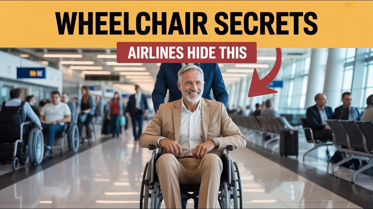 How To Use Wheelchair Assistance At The Airport (Secrets Airlines Hide From You)