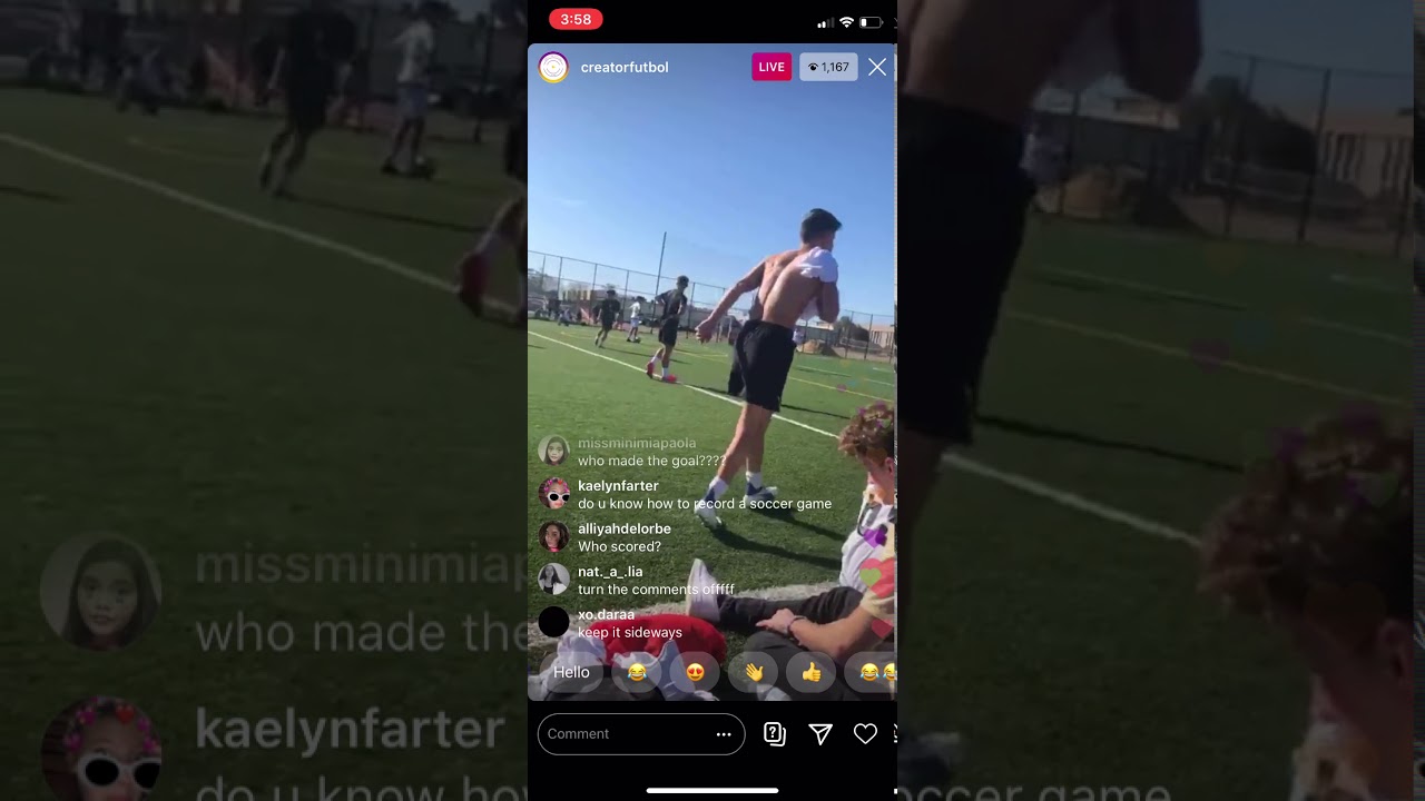 Creators soccer game at Playlist Pt.1 *Mattia’s team vs. Troy’s team*