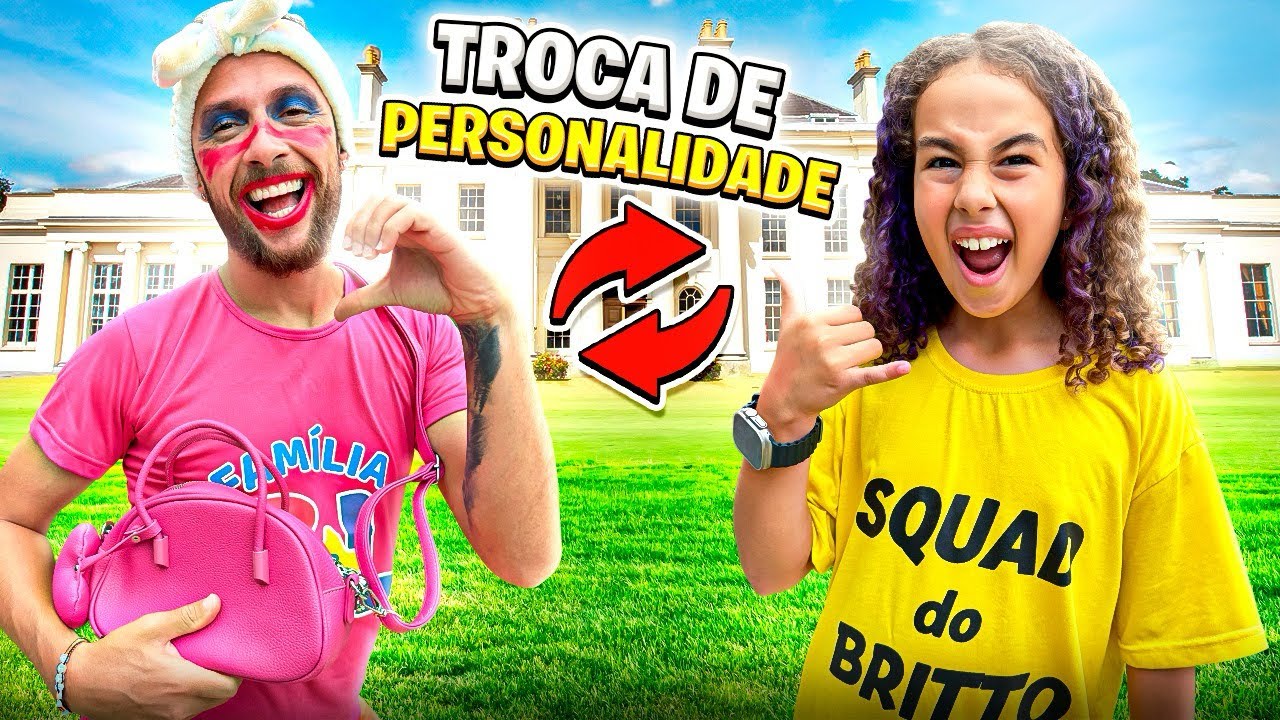 TROQUEI DE PERSONALIDADE COM MEU AMIGO SPIDER BRITTO!