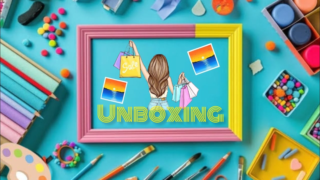 Unboxing /unboxing new craft material /#viralvideo /#unboxing /#pakartcraft /#artandcraft