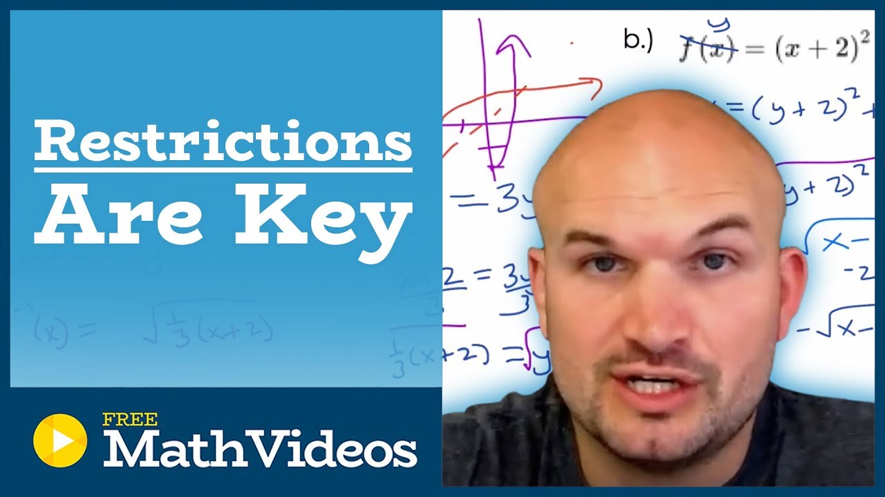 Find the Inverse Function with Restrictions