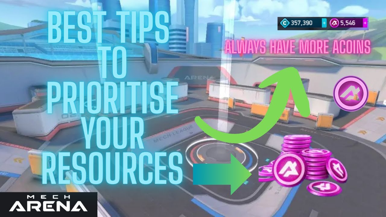 Best Tips To Prioritise Your Resources And Have More Acoins | #mecharenavideos #mecharena
